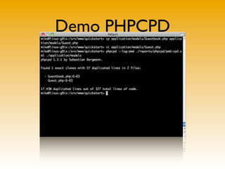 Demo PHPCPD
 