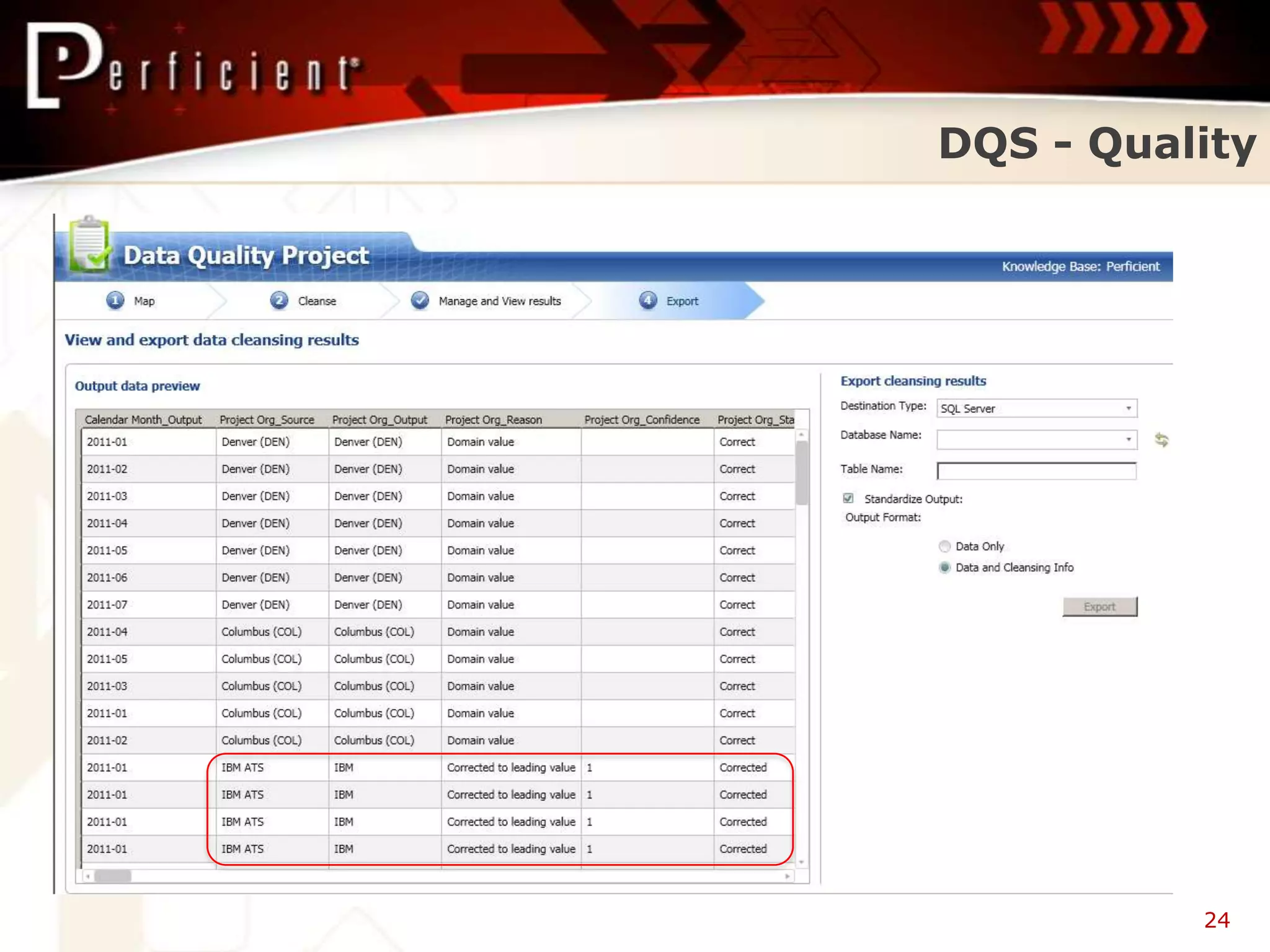 DQS - Quality




          24
 