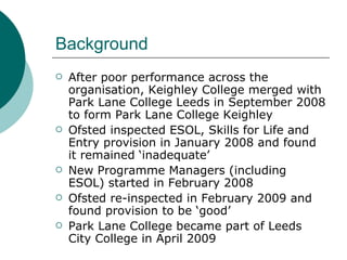 Improving Quality Of Esol Provision Natecla | PPT