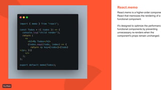 Improving React Performance With Memoization.pptx