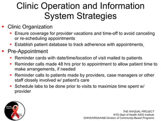 Improving retention of hiv patients in care | PPT