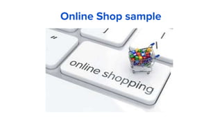 Online Shop sample
 