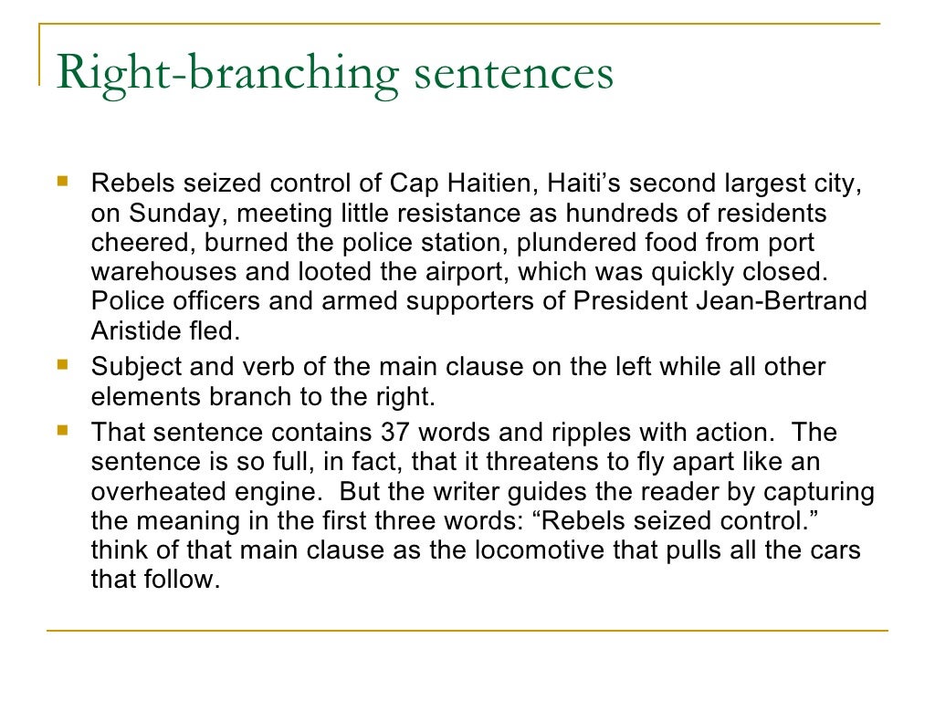 Improving Sentence Structure Worksheets