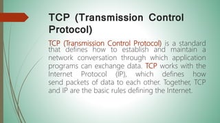 Improving tcp performance over mobile ad hoc networks | PPTX
