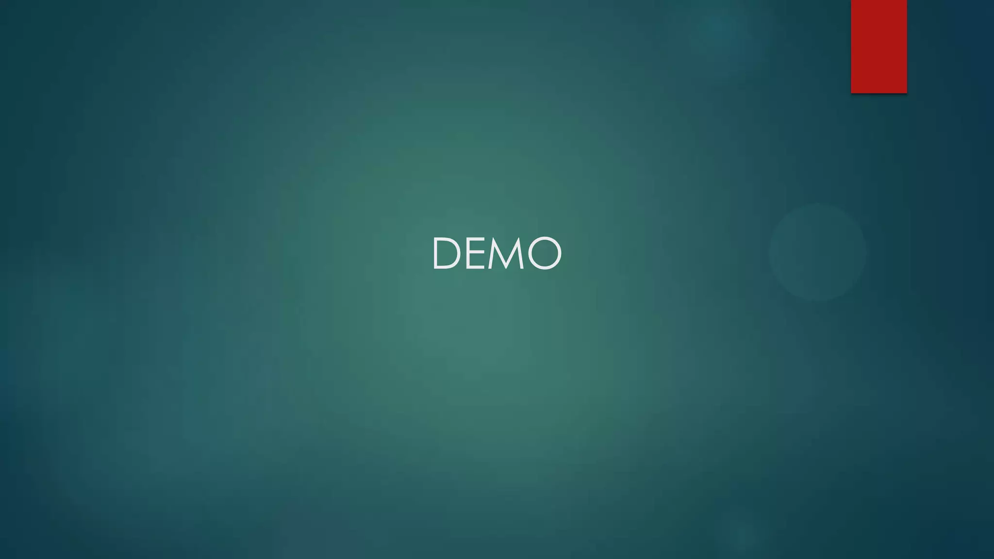 DEMO
 