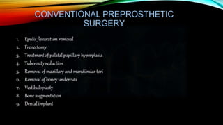 Improving the complete denture  foundation