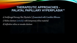 Improving the complete denture  foundation