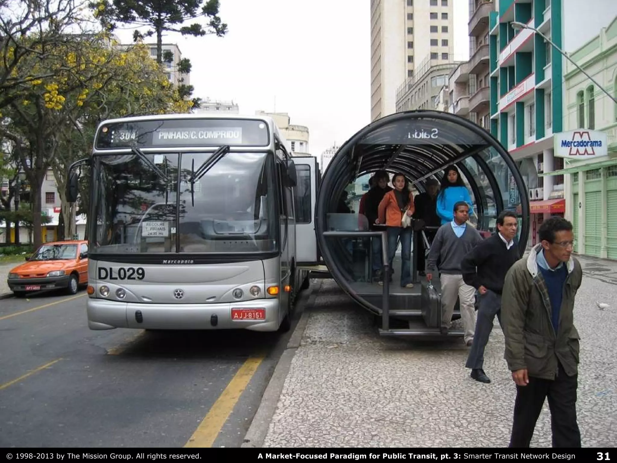 31A Market-Focused Paradigm for Public Transit, pt. 3: Smarter Transit Network Design© 1998-2013 by The Mission Group. All rights reserved.
 