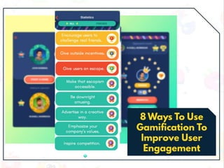 Improving User Engagement through Gamification | PPTX