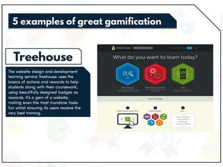 Improving User Engagement through Gamification | PPTX