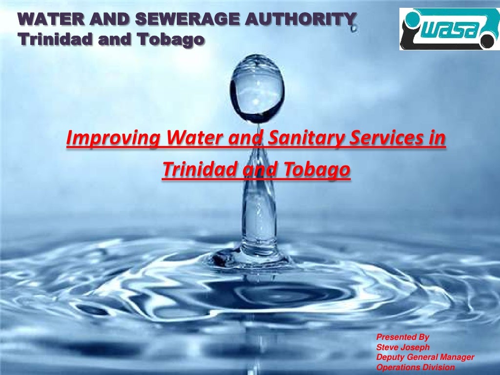 Improving Water and Sanitary Services in Trinidad and Tobago
