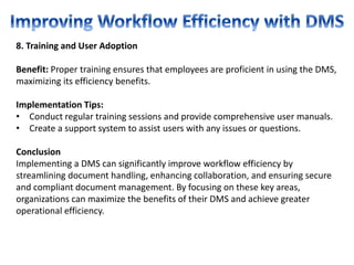 Improving Workflow Efficiency With Document Management System Pdf Improving Workflow Efficiency With Document Management System Pdf