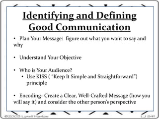 Improving your communication skills | PPTX