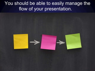 Prepare the physical environment ahead of time, make sure everything works.