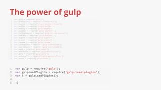 The power of gulp
 