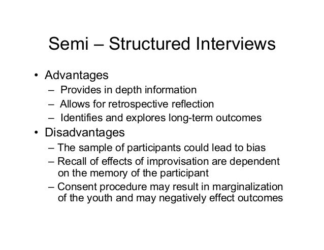 Structured Interviews Advantages And Disadvantages