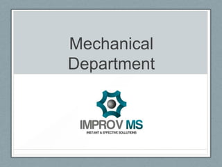 Mechanical
Department
 