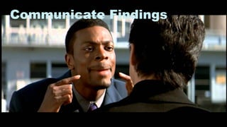 38
Communicate Findings
 