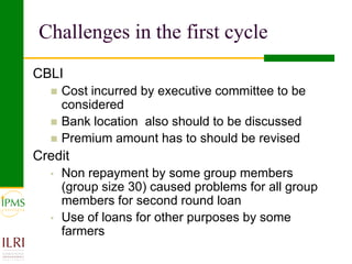 Small ruminant value chain development case of Goma PLW