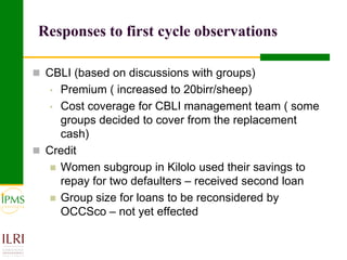 Small ruminant value chain development case of Goma PLW