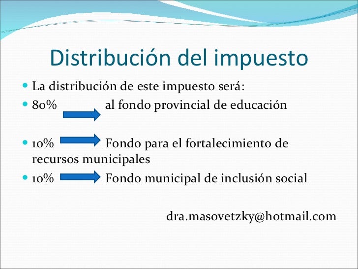 Impuesto a la trasmision gratuita de