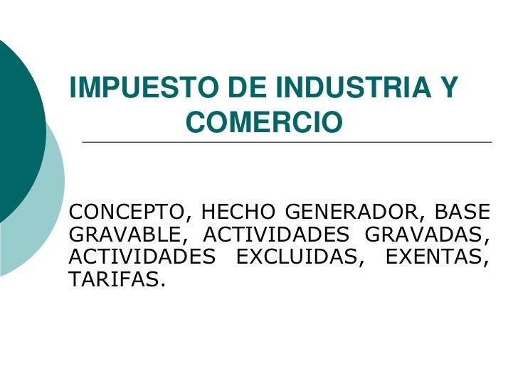 Establecimientos De Industria Y Comercio - definicion de ...