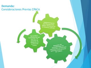 Demanda:
Consideraciones Previas CPACA
 