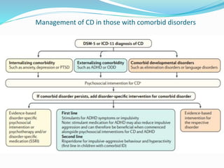 Management of CD in those with comorbid disorders
 