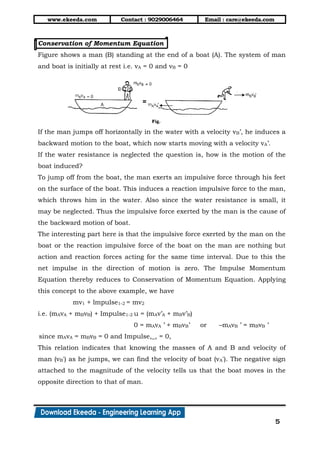 Impulse momentum | PDF