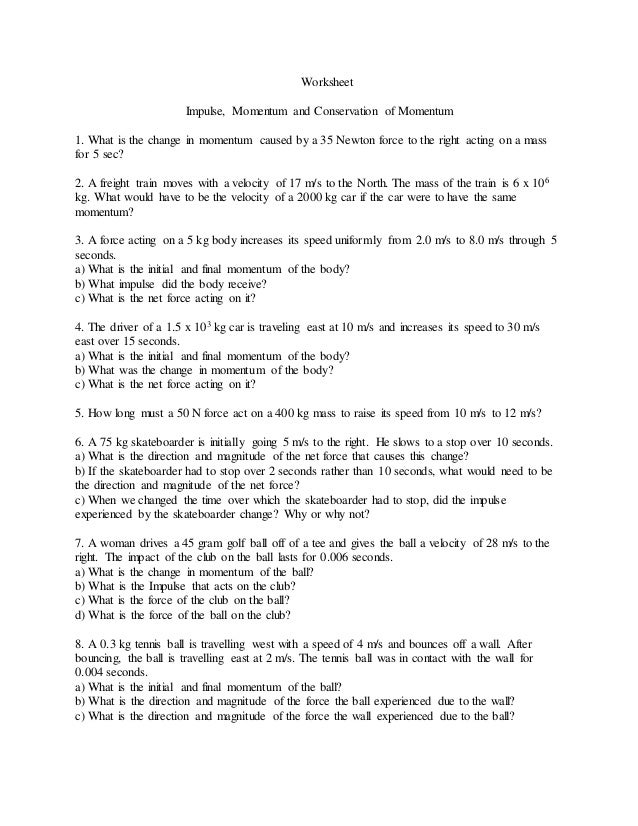 momentum-and-conservation-of-momentum-worksheet-for-10th-higher-ed-lesson-planet