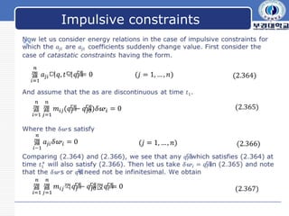 LOGO
    Impulsive constraints

 