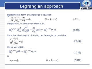 LOGO
    Legrangian approach




                          (2.313)



                          (2.314)



                          (2.315)
 