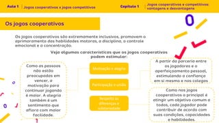 Motivação e alegria
Participação e união
Respeito às
diferenças e
solidariedade
 