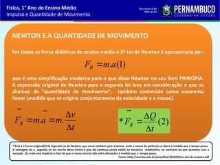 Impulso e quantidade de movimento apresentação.ppt