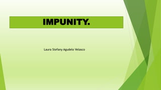 IMPUNITY.
Laura Stefany Agudelo Velasco
 