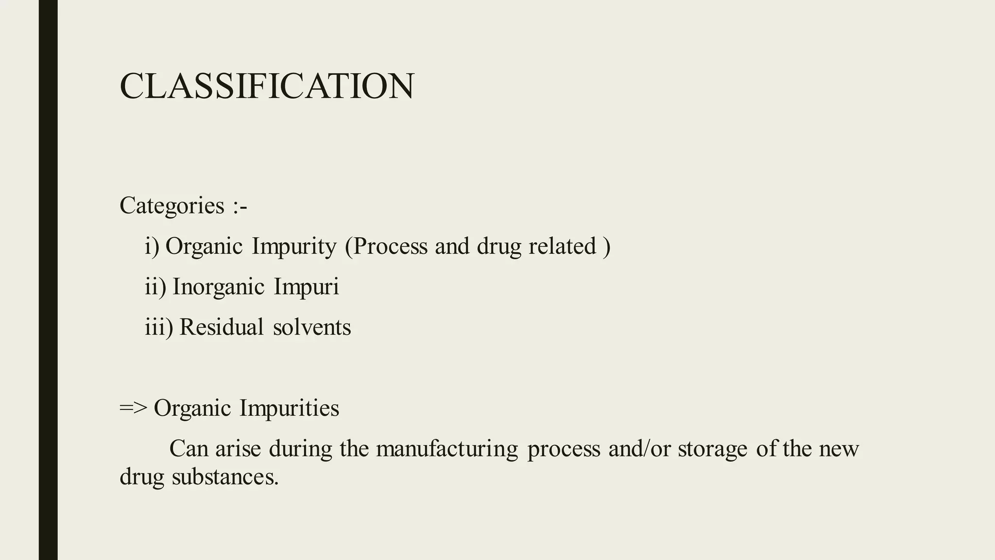 Impurity Classification Impurities and stability studies.pdf