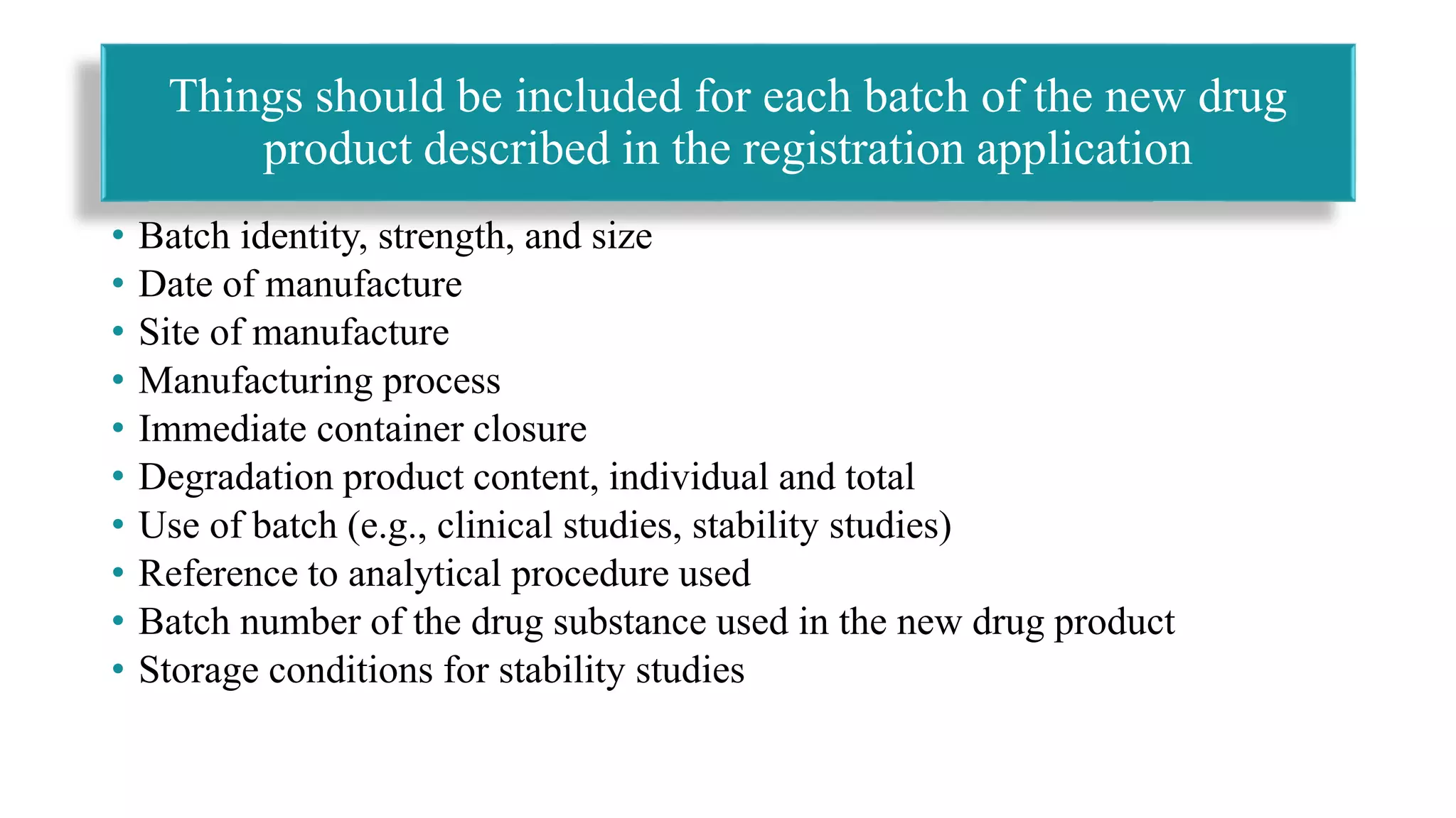 ICH Q3B (R2):Impurities in new drug products
