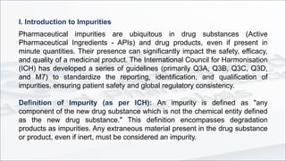 IMPURITY AND STABILITY STUDIES IN PHARMACEUTICAL ANALYSIS | PPTX