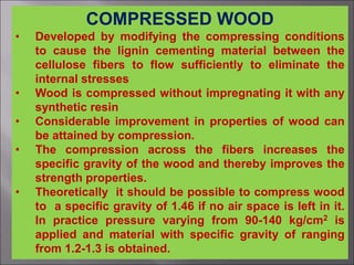 Compression In Wood IMP WOOD wood product and utilisation.ppt