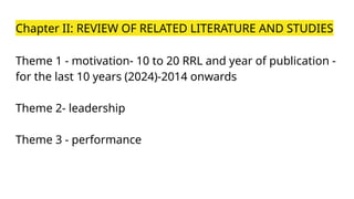 Themes Rrl Hybrid IMRAD format for thesis and dissertations | PPTX