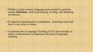 Clt Communicative Language Method Pptx Clt Communicative Language Method Pptx