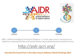 The Role of Social Media and Artificial Intelligence for Disaster ...