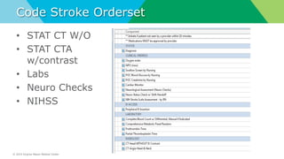Code Stroke Lab Im resident stroke education | PPTX