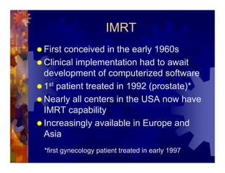 Imrt In Gynecologic Malignancies