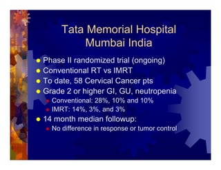 Imrt In Gynecologic Malignancies
