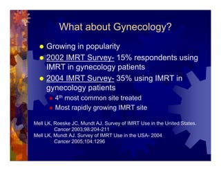 Imrt In Gynecologic Malignancies