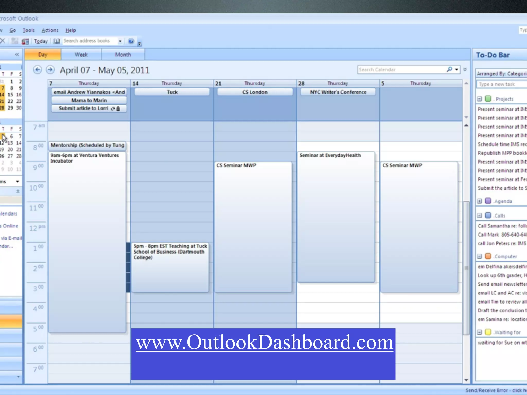 www.OutlookDashboard.com
 