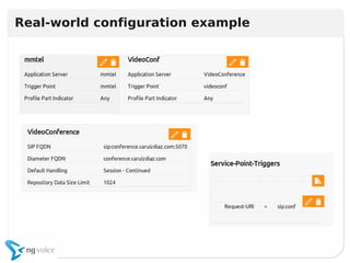 Real-world configuration example
 