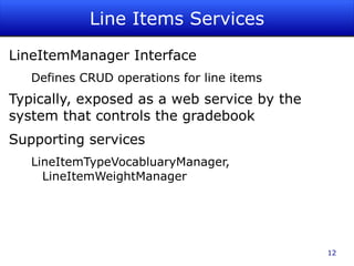 Result : grade for a student in a context 