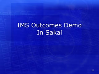 Outcomes + LTI Benefits Outcomes tool launch - direct accesses from Gradebook to line item or result 